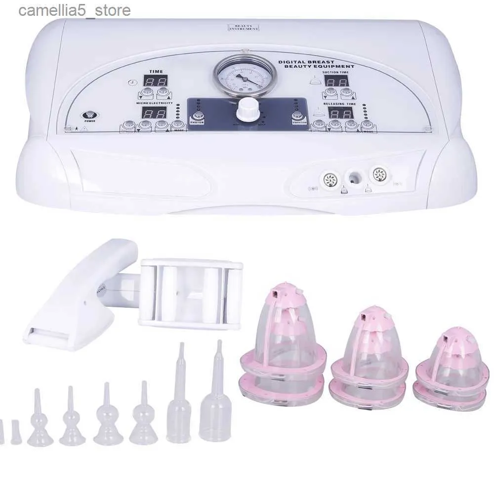 BreastPumps Electric Vacuum Pump Bröstförstoring Massagemaskin Sug Lyftanordning Big Ass Buttocks Hip Up Butt Lift Beauty Device Q231120