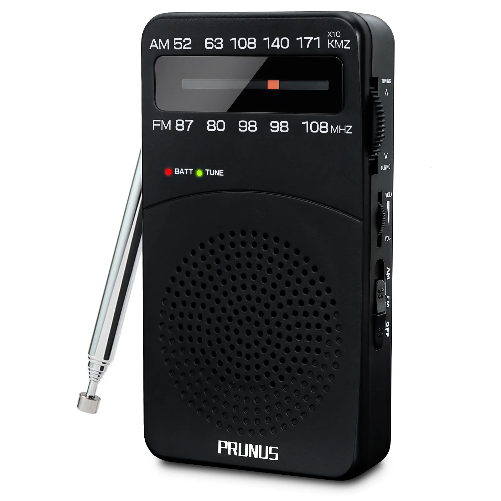 Radio portatile Mini AM FM registratore tascabile portatile lettore MP3 musicale stereo con clip posteriore per batteria AA esterna 230420