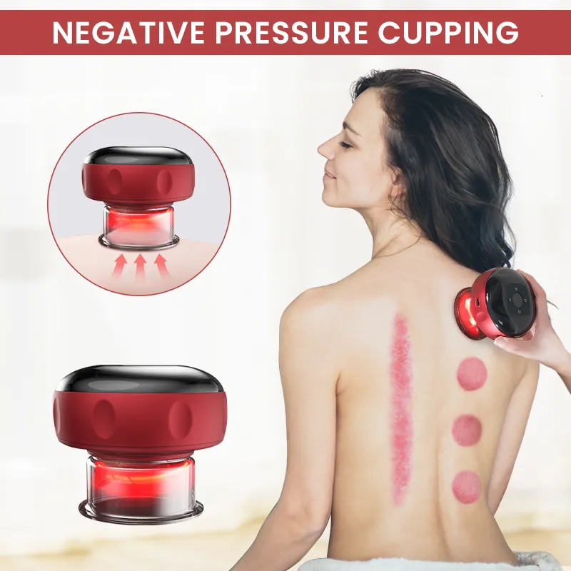 Outros itens de massagem MASSAGER ELÉTRICO Cupação de vácuo Copo anti-celulita Tratamento Muscle Stimulator Muscle Gua Sha AcuPrimure Gord 230419