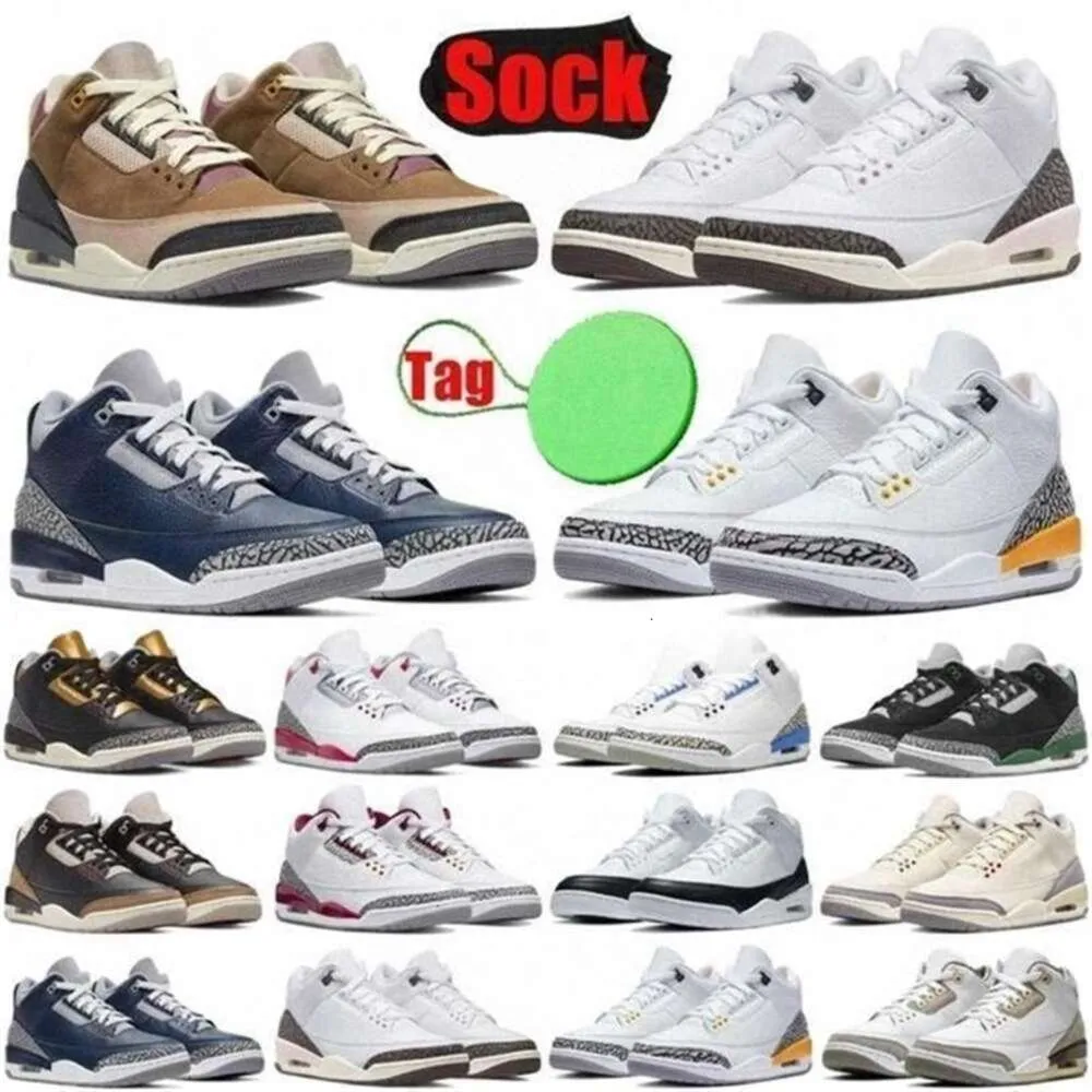 3 Jumpman Mens Womens Basketball Shoes 3s Archaeo Brown A Ma Maniere