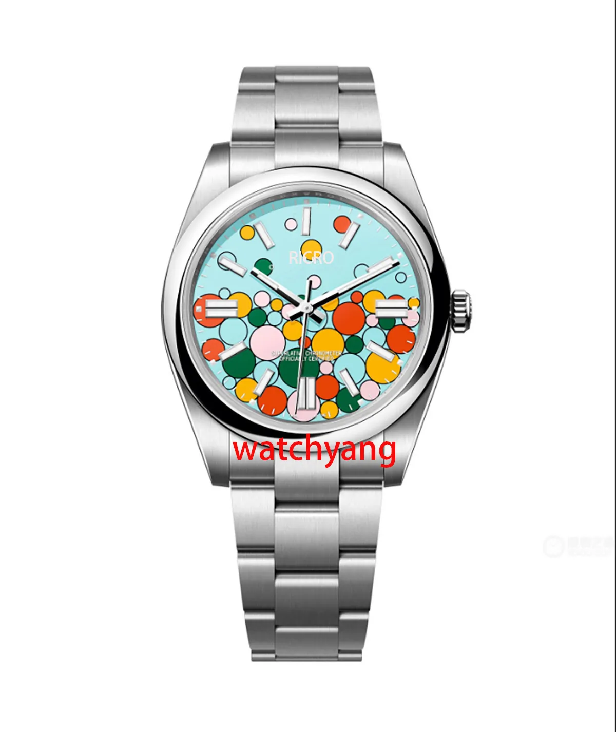 2023 New Watch Automatic Mechanical Movement 316 Fine Steel ER 크기는 36.41mm 남성과 여성이 스포츠 시계를 입을 수 있습니다.