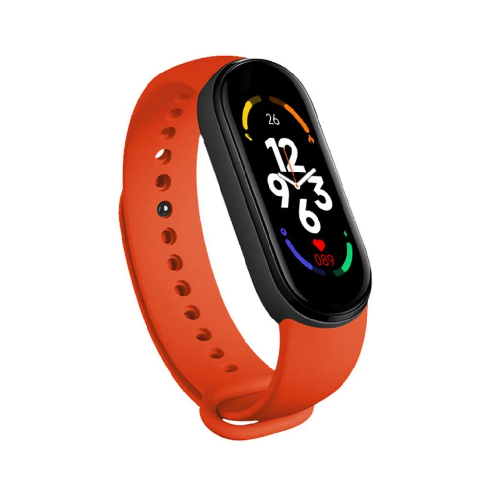 Smart Bracelet Freqüência cardíaca Moda Smartwatch Sport Pressão Relógios de Pressão Busca para Mi Band 7 Smart Watch Fitness Tracker