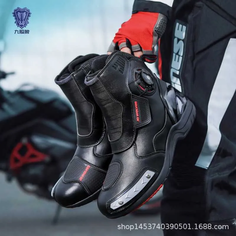  A-PRO Botas Moto Deportes Racing Track Road Technical  Microfiber Negro 44 : Automotriz