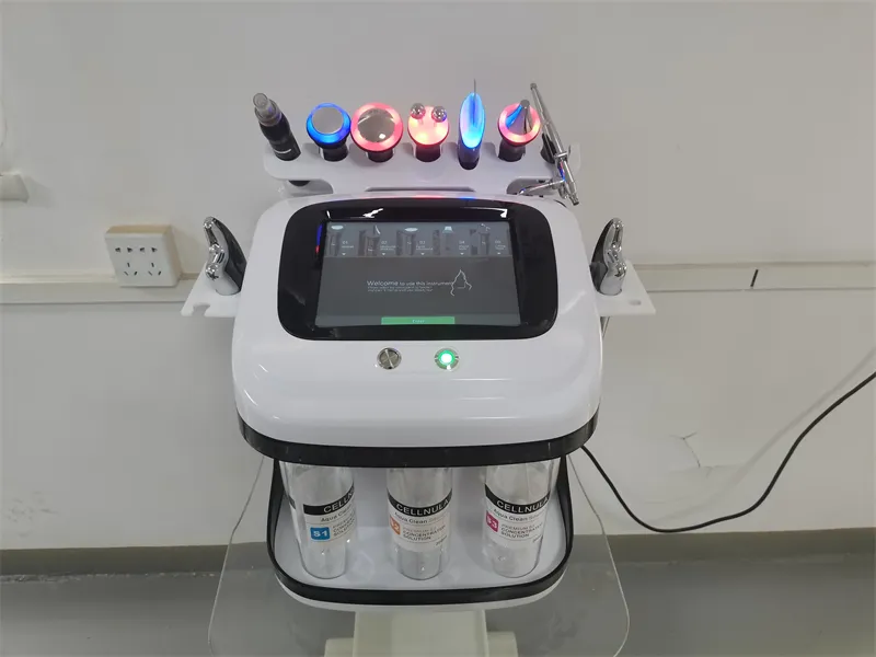 Hydrodermabrasion Microdermabrasion Machine Facial Hydra Dermabrasion Hydro 8 in 1 Water  Oxygen Peel Skin Care Beauty Equipment