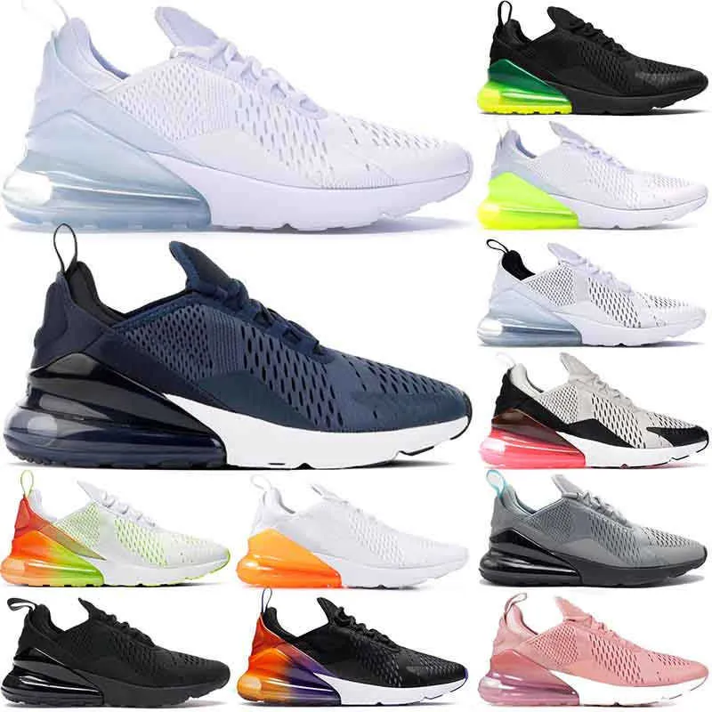 270 Heren Dames Tennis hardloopschoenen 270s Designer Navy Blue Triple Black White Barely Rose Pink Red Dusty Cactus Dark Stucco Run Sports