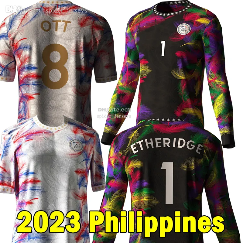 2023 2024フィリピンサッカージャージ23 24ナショナルフットボールチームHil Younghusband Heiner Mora Iain Ramsay Jovin Bedic Football Men Shirts