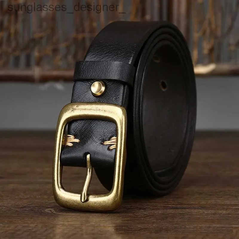 Mens wide leather top belts for jeans