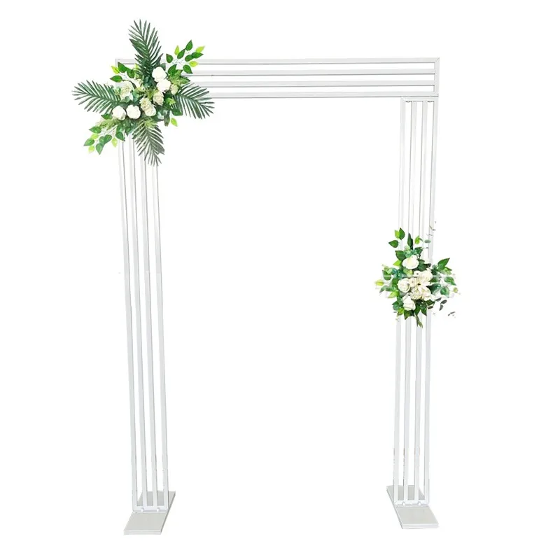 Décoration 1 pièces 3 pièces carré mariage arc luxe or métal mariage arc décors pour événements de mariage imake825