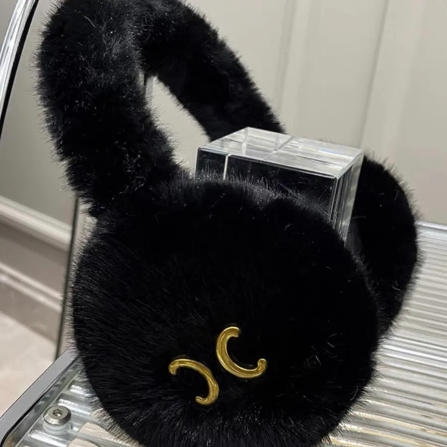 Muffs Ear Muffs New Brand Winter Designer Earmuffs Female Rabbit Velvet