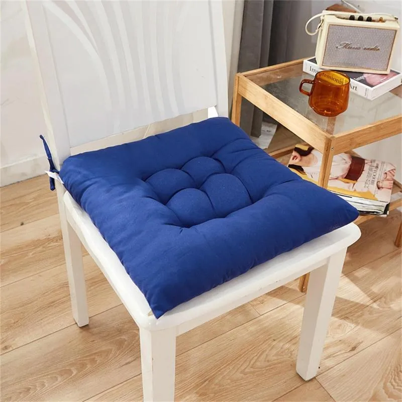 Pillow Vehicle Lumbar Support Wheelchair S Square Chair Polyester Nonslip Living Room Adult Seat With Ties