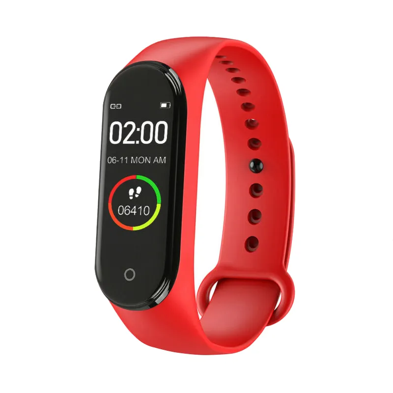 M4 Smart Uhren Sport Armbänder für Frauen LED-Bildschirm Fitness Traker Bluetooth wasserdichte Damenuhren Sportmarke Digitaluhr