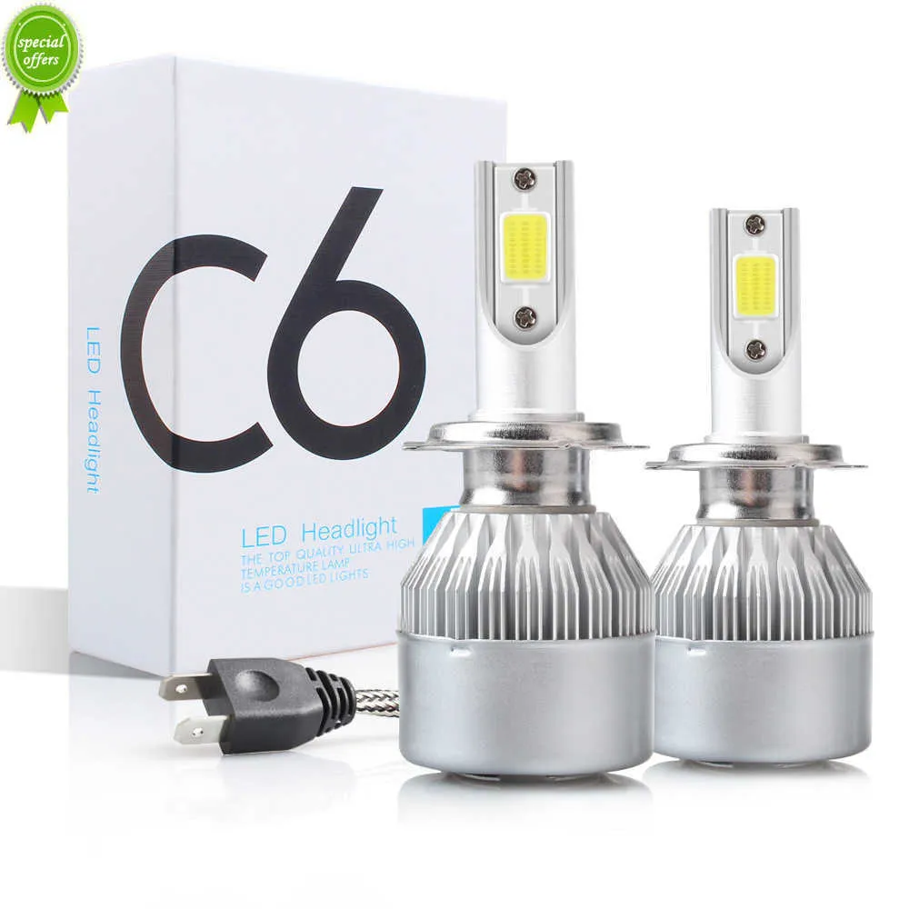 Comprar 2 uds H7 Kit de bombillas de faros LED bombillas de luz