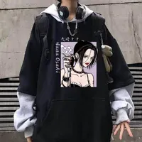 Men's Hoodies Anime Nana Osaki Print Sweatshirt Man Autumn Fashion Harajuku Long Sleeve Pullover Hoodie