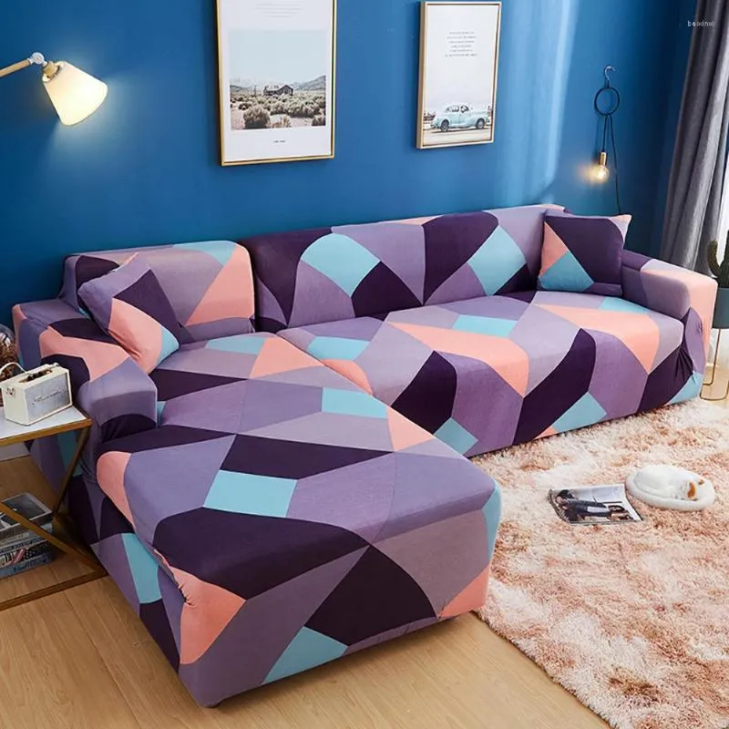 Housses de chaise Housse de canapé extensible universelle Serviette en cuir pleine couverture Combinaison simple et moderne
