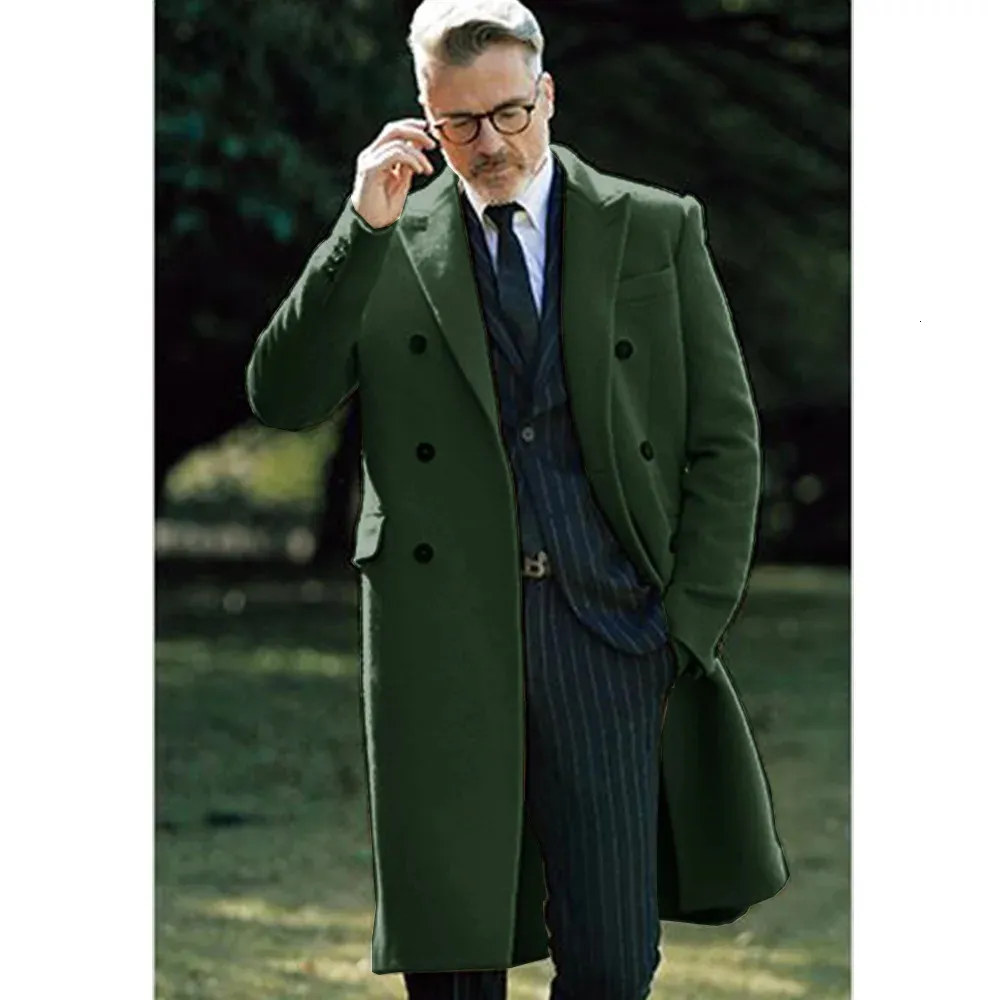 Winter Wear Business Casual Wool Overcoats Mens Long Woolen Coats - China  Wool Coat and Cashmere Coat price