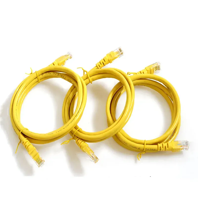 RJ45-LAN-Kabel – Cat6e- und Cat6-Internet-Netzwerk-Patch-LAN-Kabel, 1 Meter / 3,28 Fuß RJ45-Ethernet-Kabel für PC-Rechenkabel mit reinem Kupfermaterial