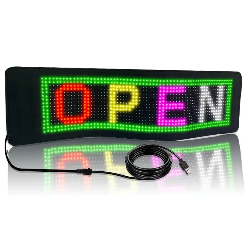 LED Display Auto LED Display Zeichen LED Soft Screen RGB Faltbares  Bluetooth APP Programmierbares Message Board Für Auto Heckscheibe  Werbeleuchte 230420 Von Zhong04, 37,64 €