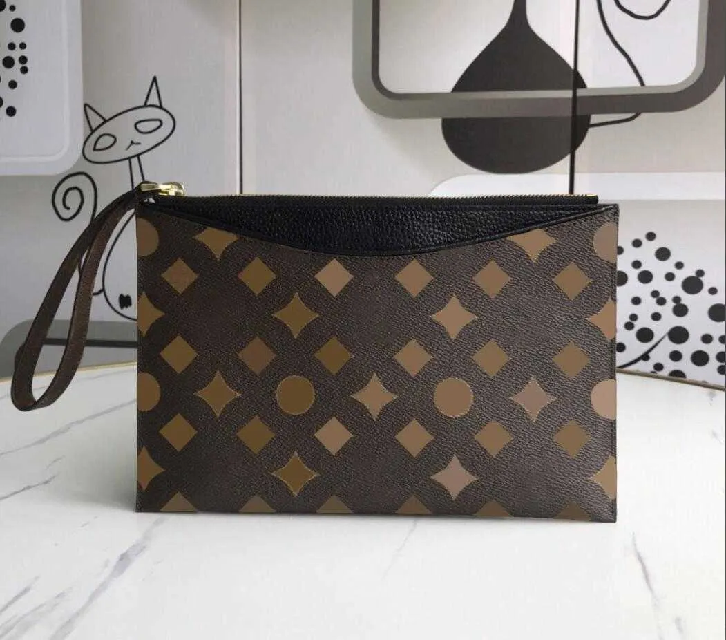 Designer koppelingszakken luxe pallas portemonnee zakje heren dames mode lederen portefeuilles hoge kwaliteit reliëfbloembrief handtas kaarthouder originele ontwerp mini -tas