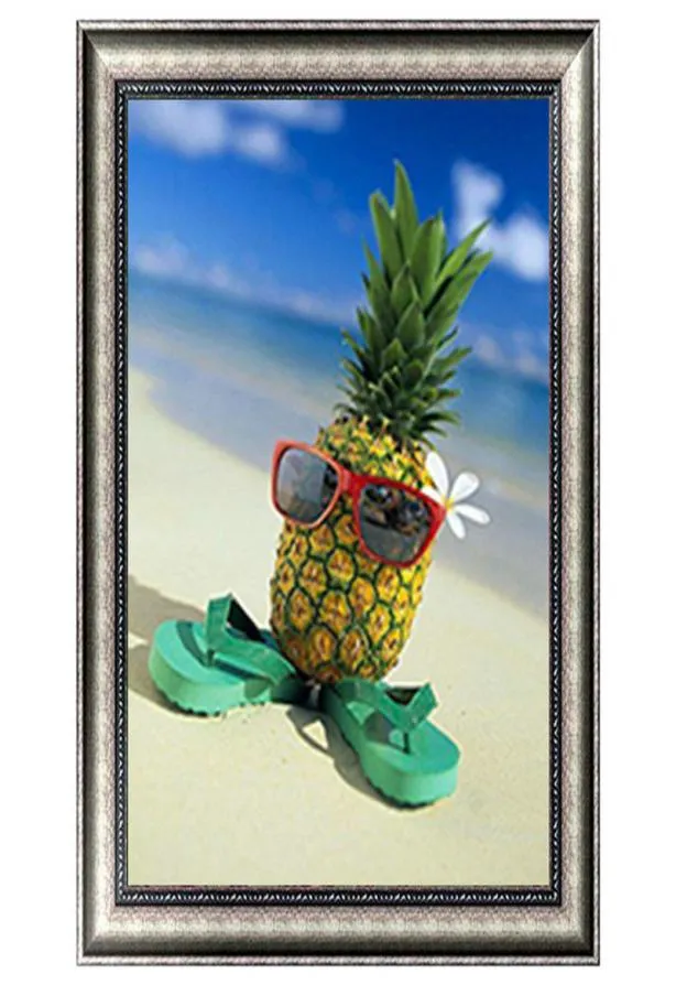 Occhiali da sole ananas trapano completo 5D diamante rotondo strass ricamo pittura fai da te kit punto croce mosaico disegnare decorazioni per la casa regalo8141168