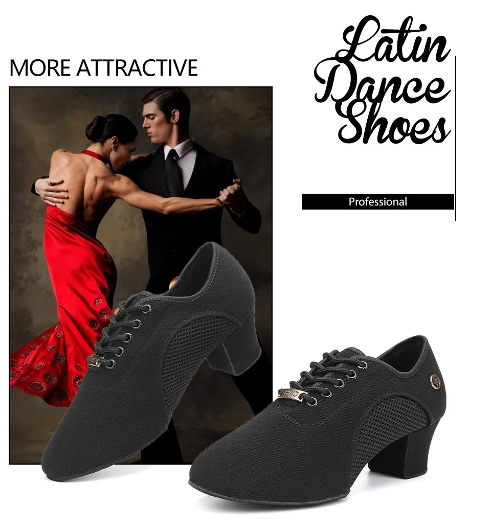 HROYL Womens Latin Ballroom Tango Practice Shoes Lace Up Closed Toe Ideal For Salsa Dance Teaching And Performance Size 230 420 From Zhong0003 15.9 DHgate.Com