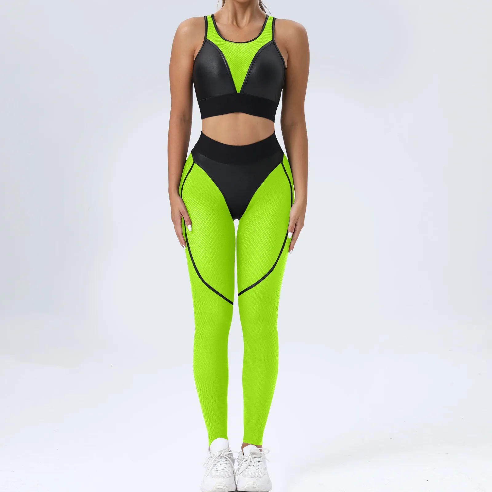 Set Abbigliamento Sportivo Donna Inmarces - 5 Pezzi (giacca, Top, Reggiseno, Leggings, Pantaloncini), Per Yoga E Fitness