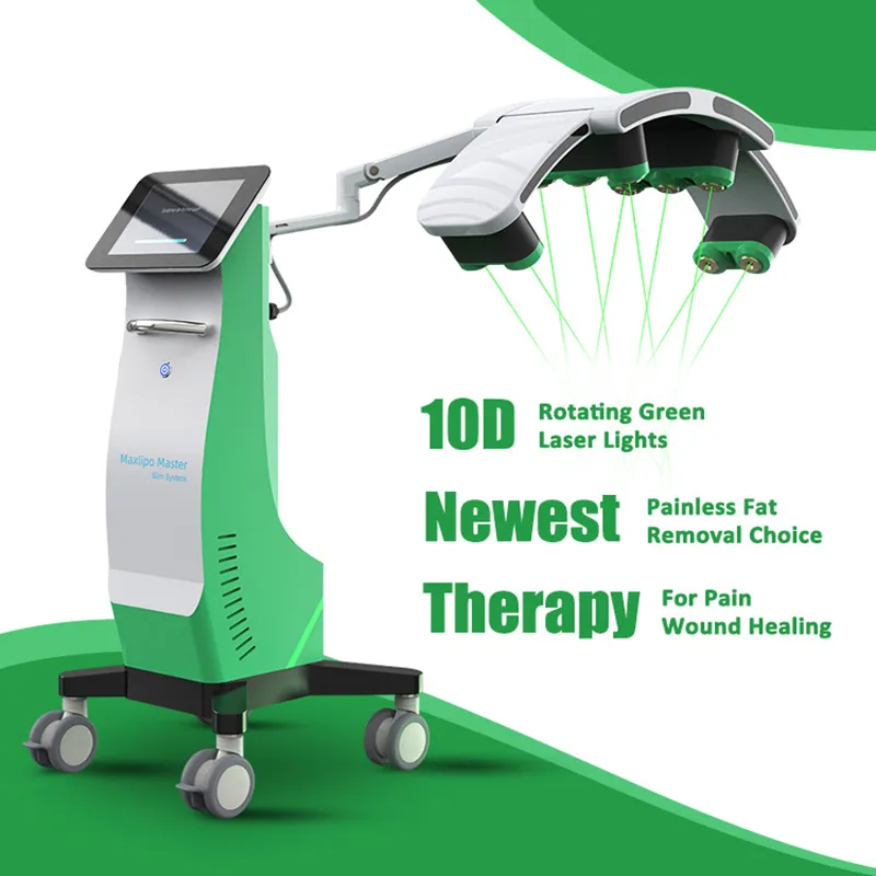 2023 10D Laser Slimming Machine 635Nm 650 Nm 980 Nm Laser Lipolysis Machine RF Body Sculpture