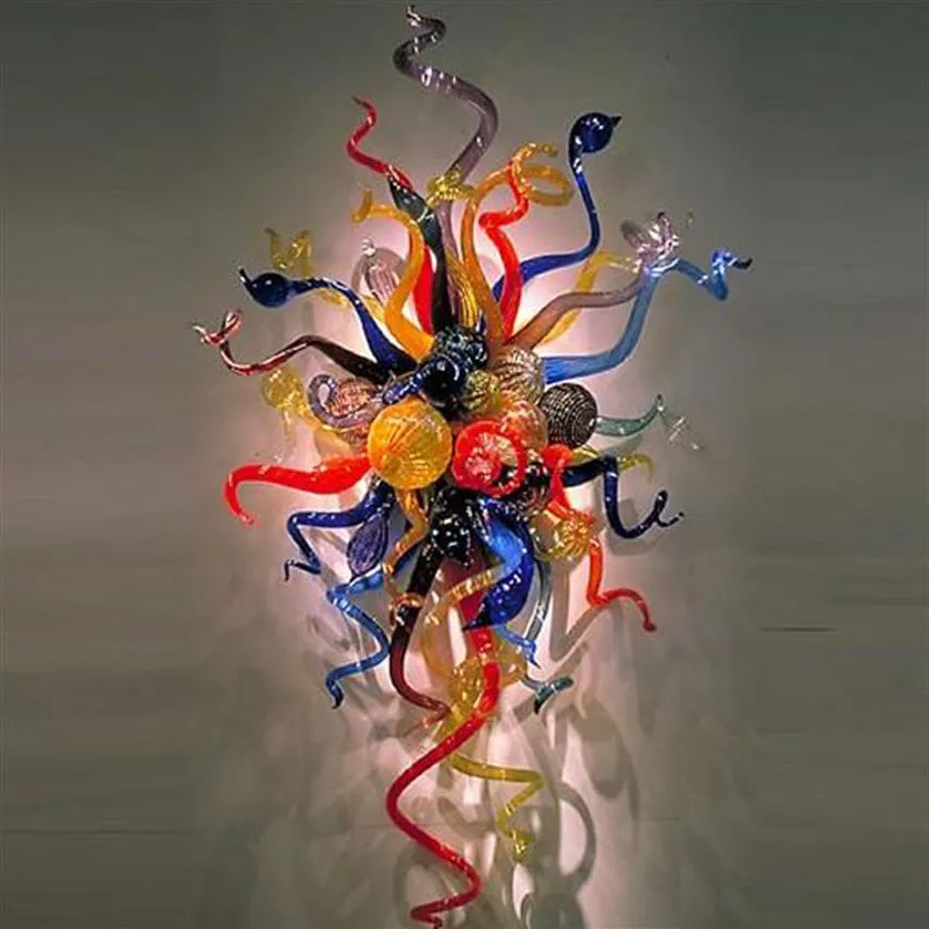 Modern Murano Lamps Colored Hand Blown Glass Lighting Italian Decor Art Lights for Home293P