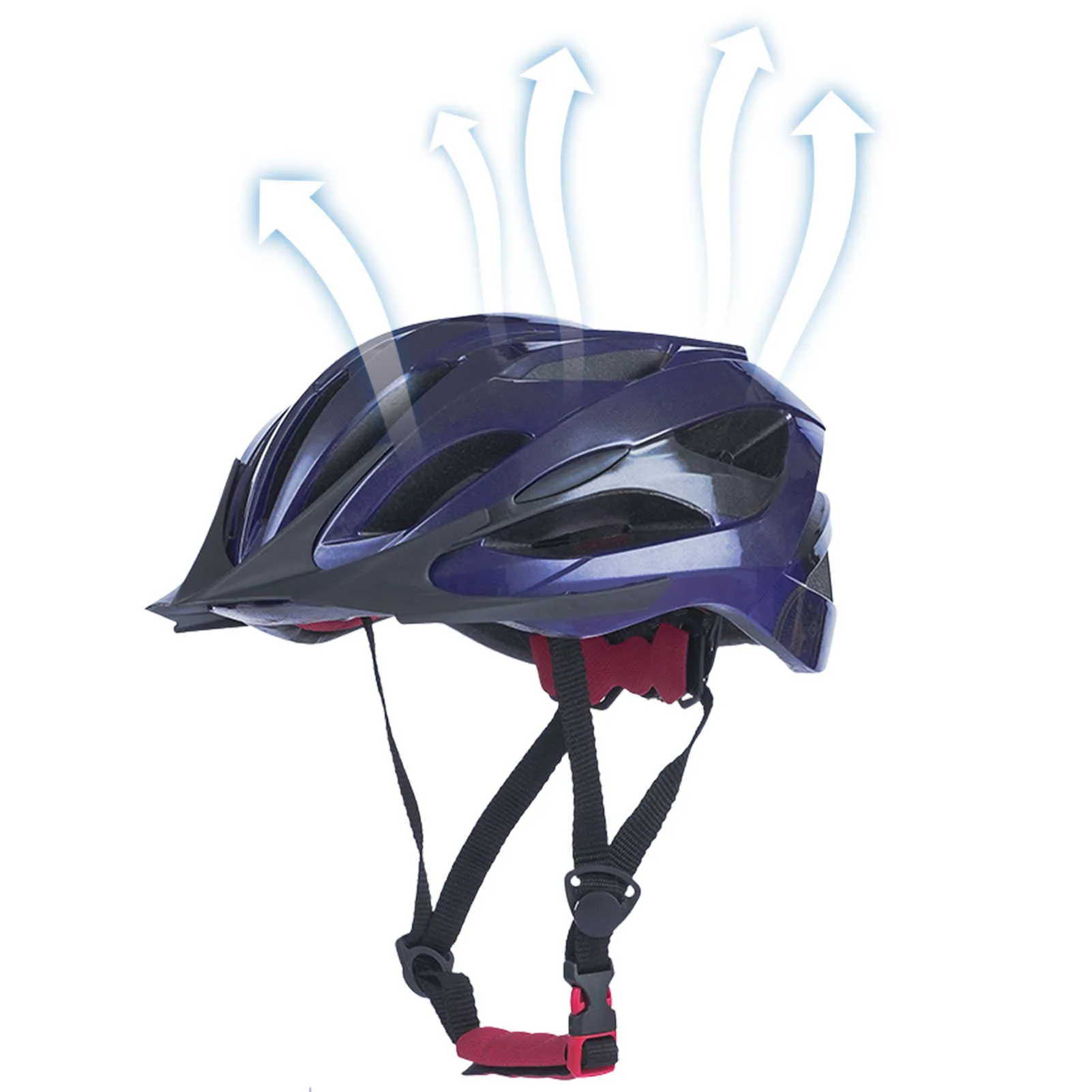 Cykelhjälmar Cykling Hjälm MTB Road Cykel Beskabla hjälm LED -lampor Utomhus Sport Ridning Bicycle Helmet For Man Women Cykeltillbehör P230419