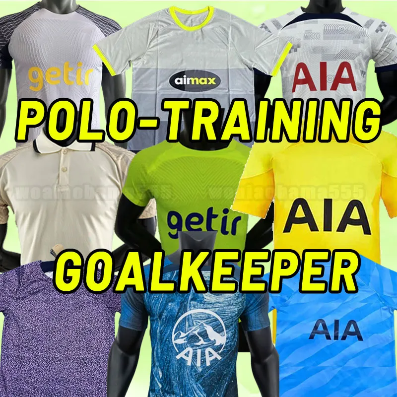 RICHARLISON Voetbalshirts SON TOTTEN KANE 2023 2024 LUCAS HAM KULUSEVSKI HOJBJERG PERISIC LLORS ROMERO LUCAS DIER 23 24 voetbalshirt POLO Training doelman