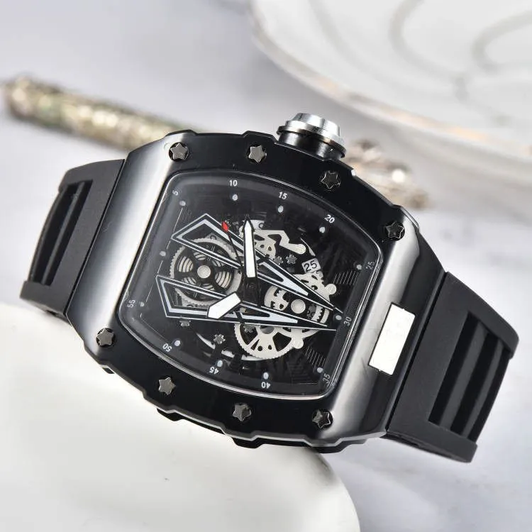 The latest personality fashion imitation ceramic wine cask type men's watch black quartz Reloj Hombre gift preferred