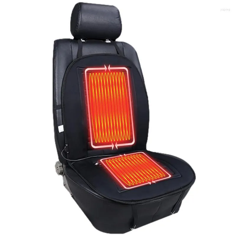 Cubiertas de asiento de automóvil Cojín calefactable 12V Cómodo de alta calidad es adecuado para clima frío e invierno universal