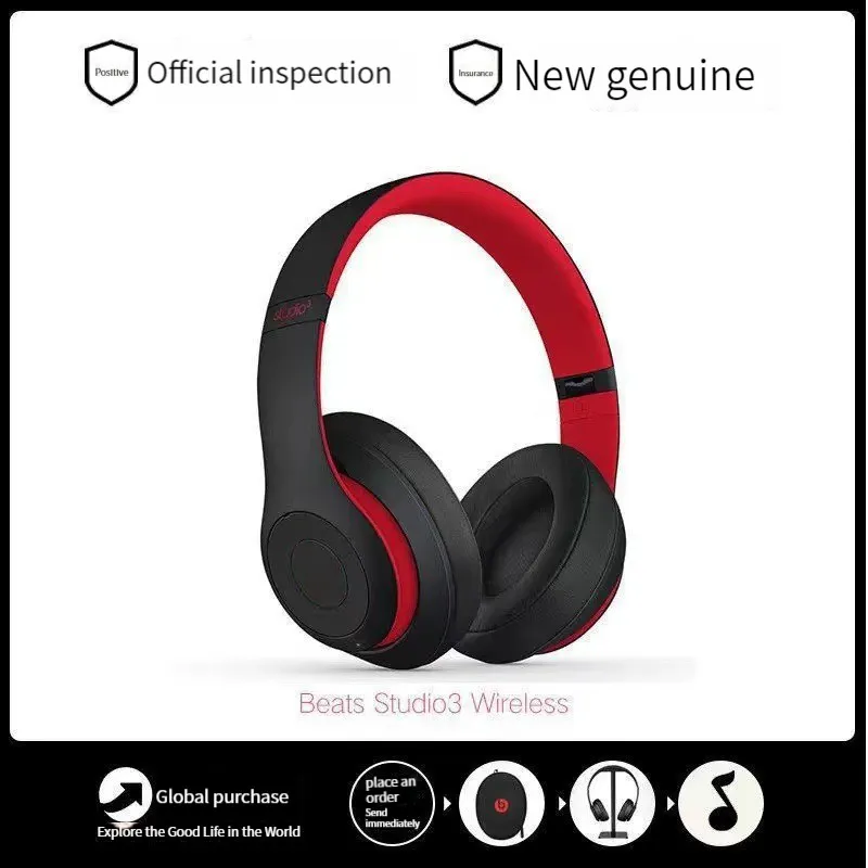 beat headphone ST3.0 wireless headphones Earphones stereo bluetooth headsets foldable earphone animation showing 3.5mm