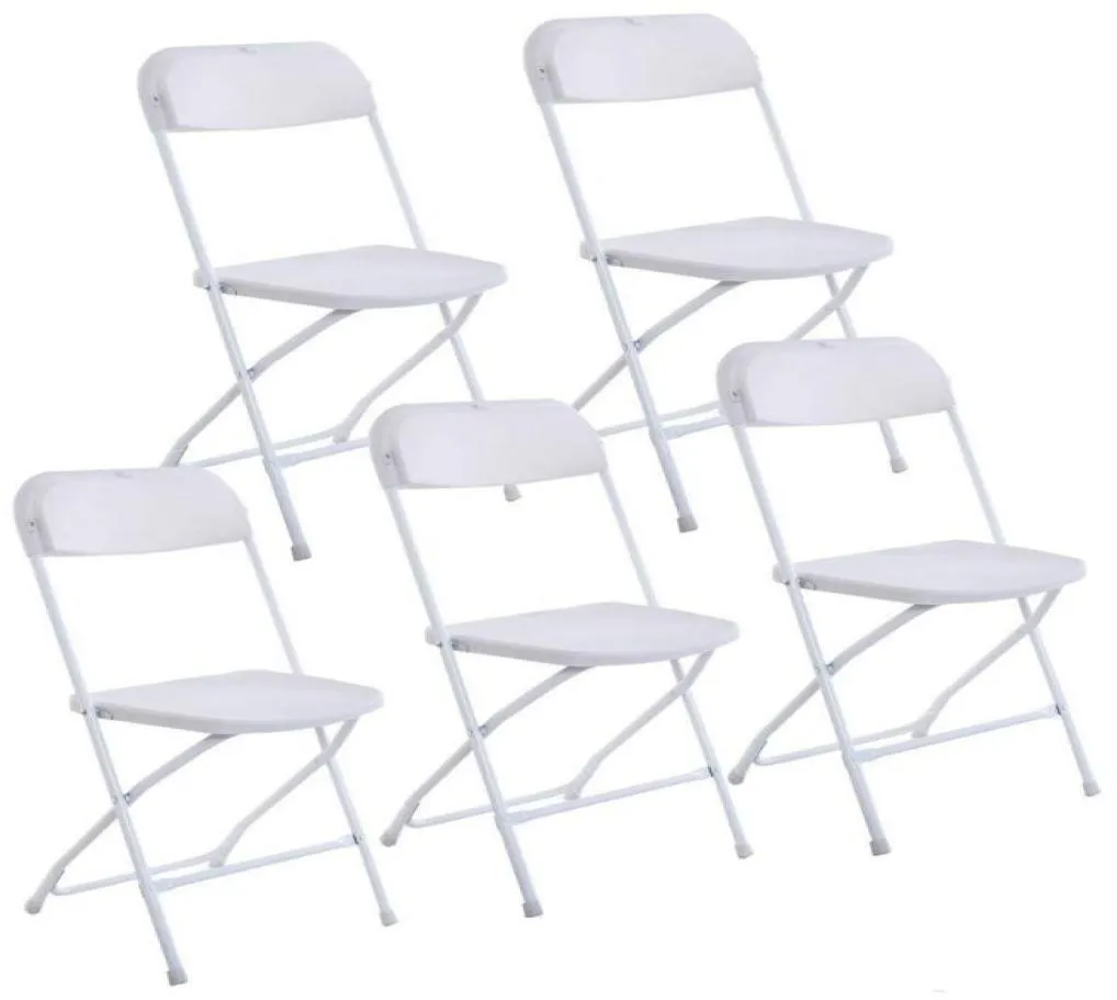 Nuove sedie pieghevoli in plastica Sedia per eventi per feste di matrimonio Commerciale Bianco GYQ3240283