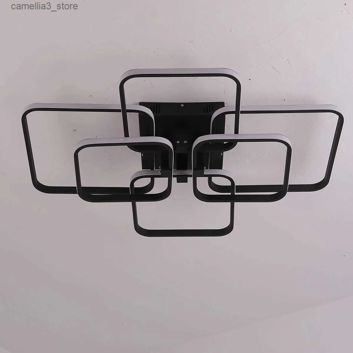 Ceiling Lights NEO Gleam Rectangle Acrylic Aluminum Modern Led ceiling lights for living room bedroom AC85-265V White Ceiling Lamp Fixtures Q231120