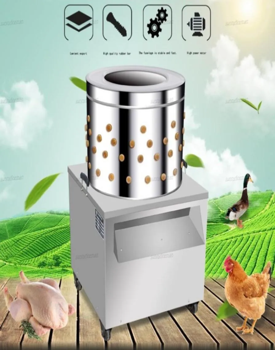 Commercial poultry chicken duck goose hair removal machines electric stainless steel chicken hair plucking machine 1500W8206449