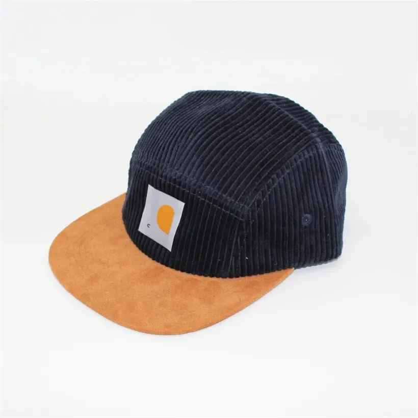 Corduroy kontrast färg motorhuv designer casual boll caps för kvinnor justerbar vintage steetwear unisex