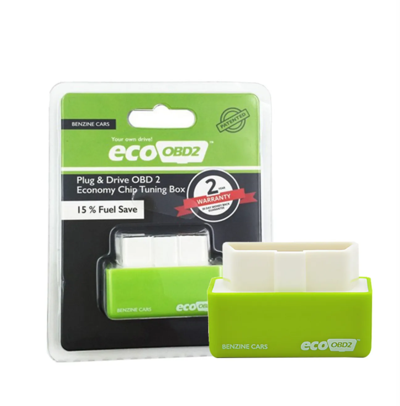 Wtyk i napęd Nitro Eco OBD2 Nitro Ecoobd2 Green Kolor