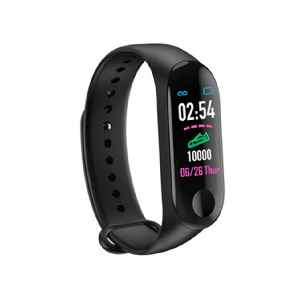 D3 Bracciale intelligente Bracciale fitness compatibile Bluetooth Orologio sportivo Cardiofrequenzimetro Bracciale intelligente per pressione sanguigna per IOS