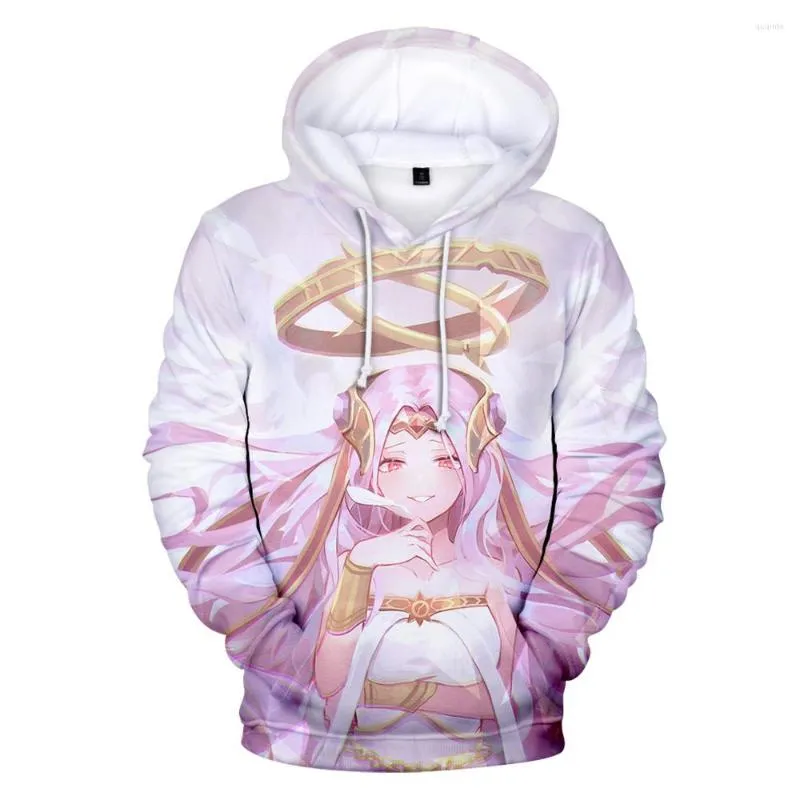 Erkek Hoodies Guardian Masalları Kadın Şövalye Prensesi 3D Baskı Sonbahar Şarj Takım Spor Giyim Kapüşonlu Genç Kawaii Kadınlar/Erkekler