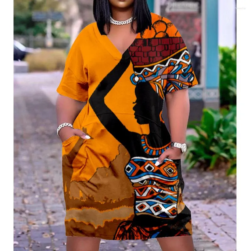 New Casual Dresses Vintage Art Splash Face Midi Dress Women Fashion Even  Party Lady Short Sleeve Elegant Sexy Girl Faldas Beach From Join3, $27.79 |  DHgate.Com