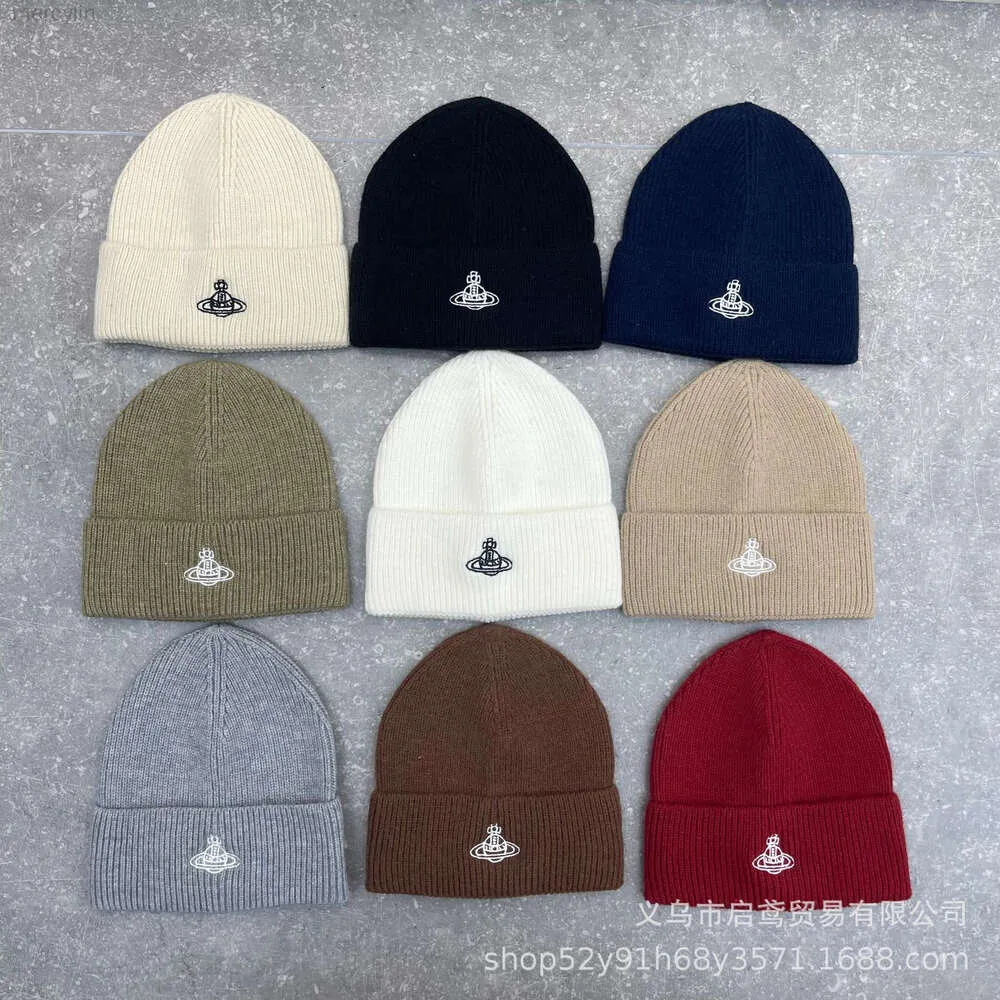 Viviennewestwood Viviene Westwood Beanie Hat Caps Saturn вязаная шляпа осень/зима