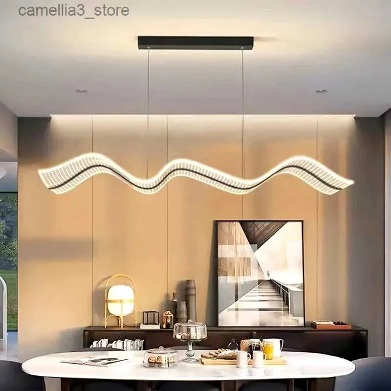 Deckenleuchten Moderne Esszimmer-Pendelleuchten Innenbeleuchtung Deckenleuchte Hängeleuchte LED-Kronleuchter für Wohnzimmer Innenbeleuchtung Q231120