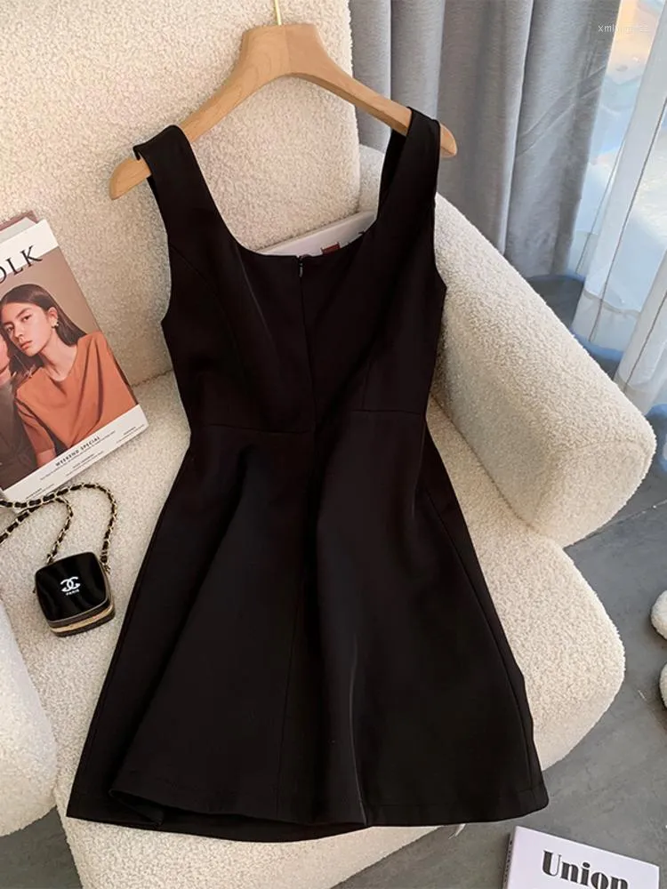 Casual Summer Dress for Women with Square Collar Sleeveless A-Line Above  Knee Length from Dhgate Basic & Casual Dresses - price 44.23