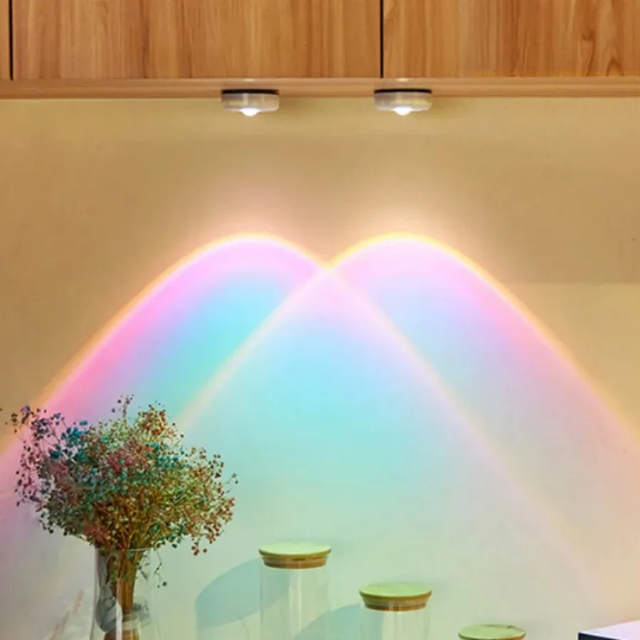 Touch Table Lamps for Bedroom: Sunset Projection Night Light, Ambient ...