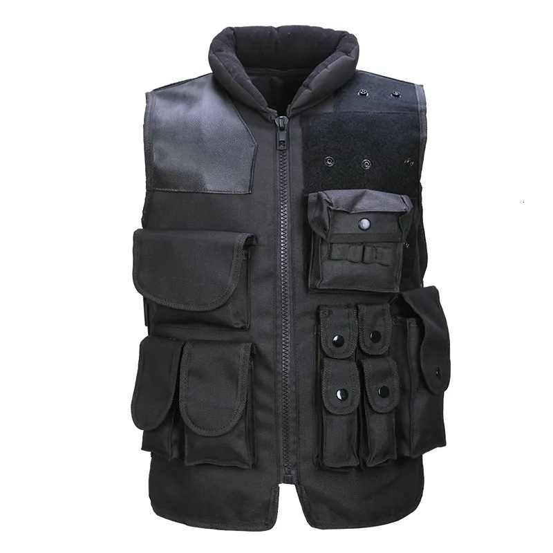 Gilet da uomo Tattico Militare Fan Abbigliamento da esterno Gilet da combattimento Uniforme da allenamento Imitazione Armatura Real Cs Stab Proof 230420