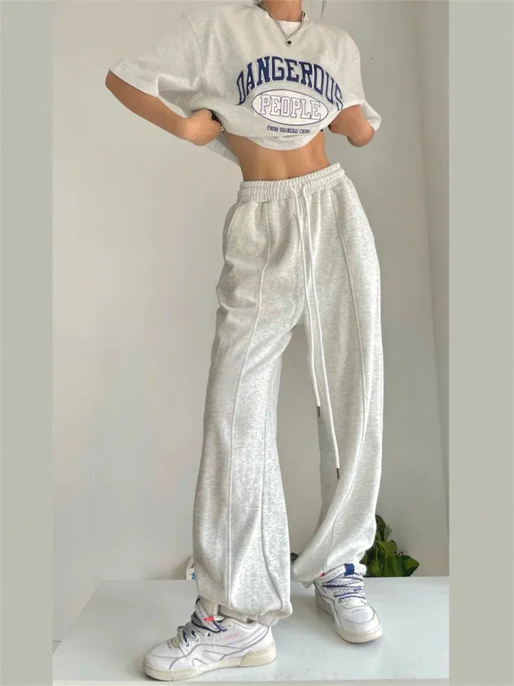 Sweatpants Outfit Jogger Korean Style Womens Two-Piece Pants Set