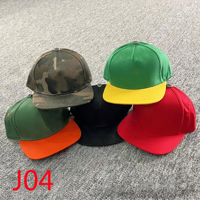 J04 Sunhat Duck Zungenhutbrief Stickerei Baseball Mütze Cross Blume Buchstaben Punk Hip-Hop-Paar Stil