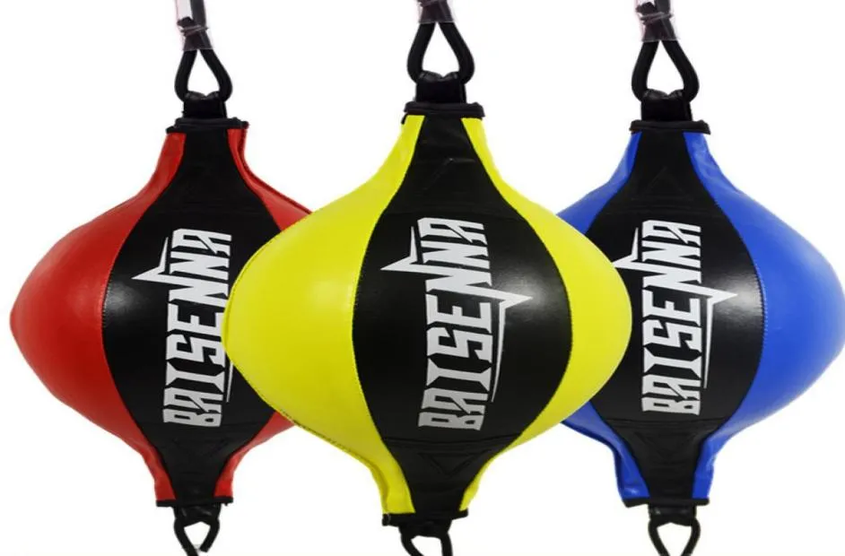 Entraînement réaction vitesse vitesse balles Muay Thai Punch Boxe Fitness équipement de sport formation PU Punching Ball poire sac de boxe8863566