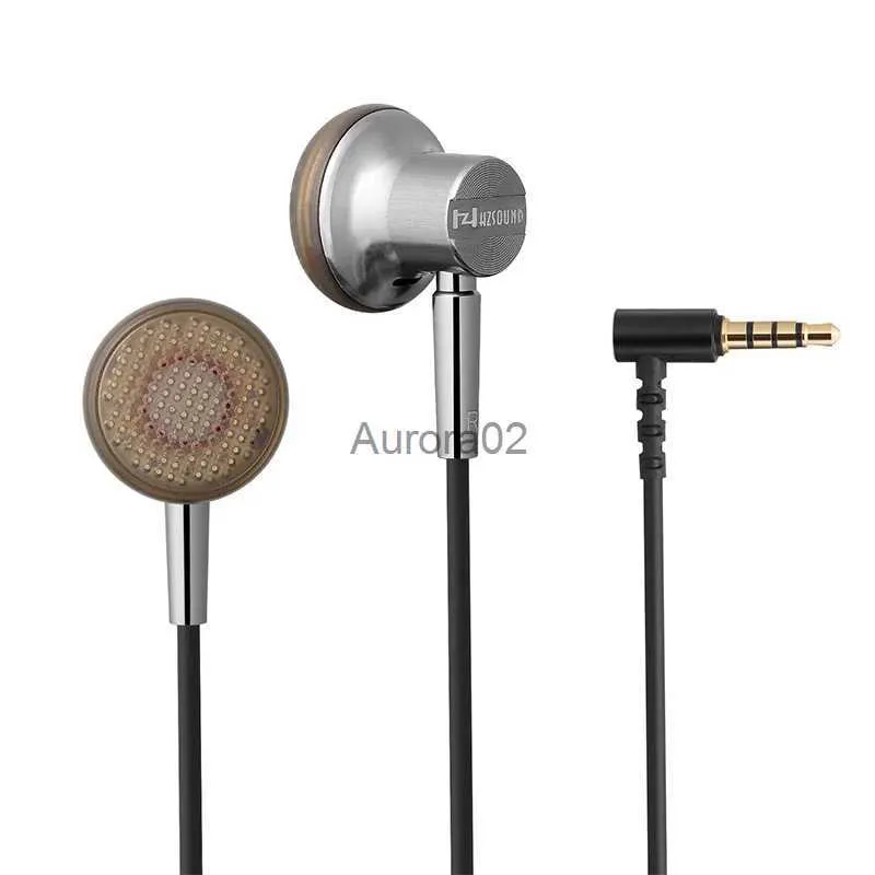 Mobiltelefonörlurar HZSOUND Bell Rhyme 15mm Dynamic Driver HiFi Wired Earphone Music Earbuds Headset Gaming Hörlurar i öronmonitor Heart Mirror YQ231120