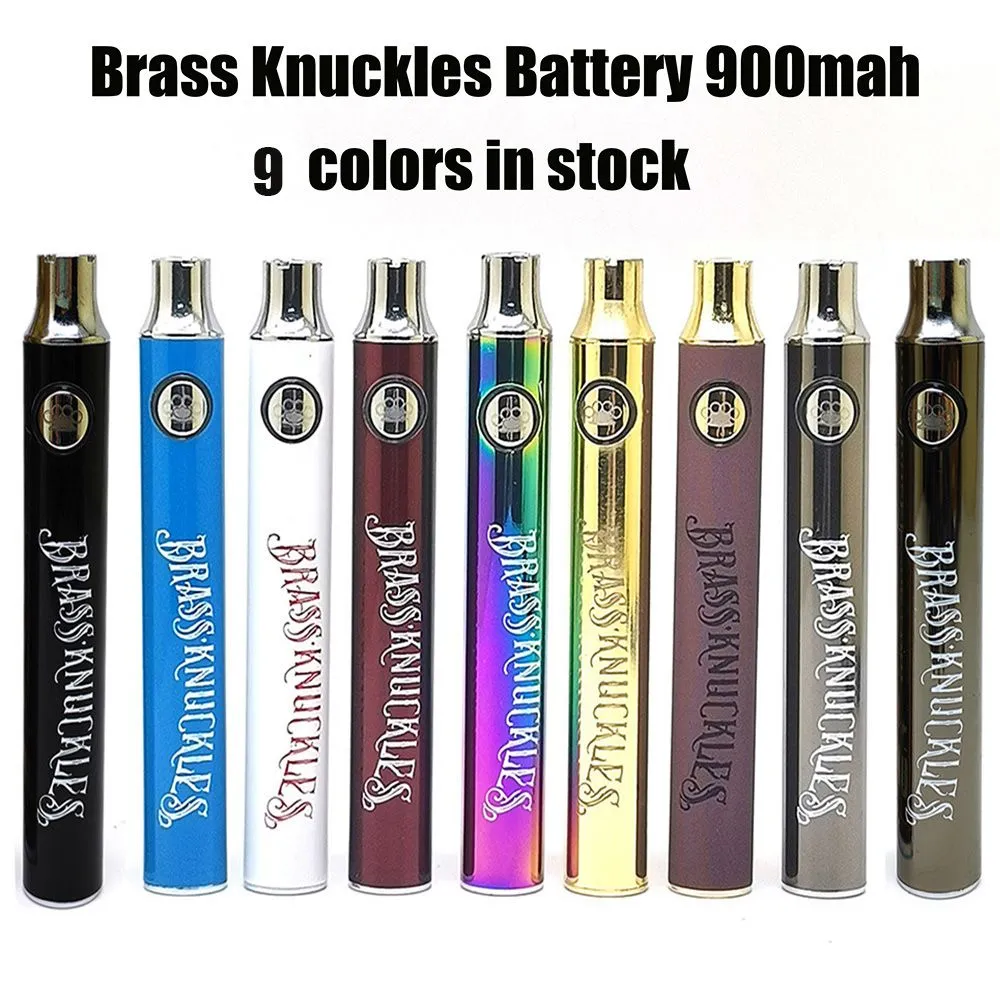 Brass Knuckles Battery Preheat BK 900mah Vape Voltage Adjustable USB